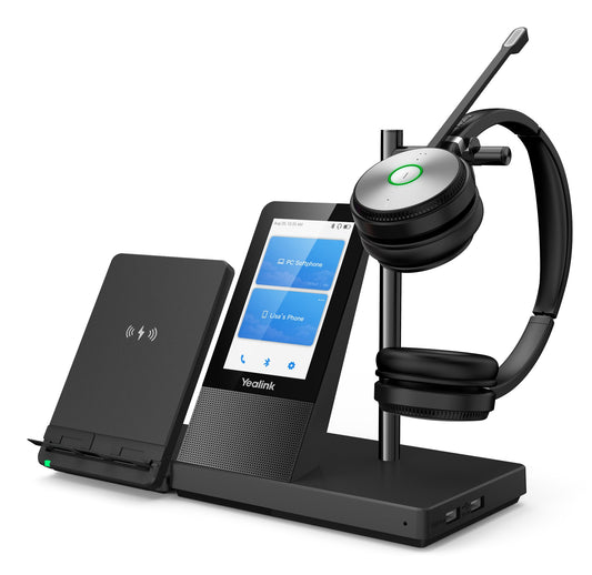 Yealink WH66-D-UC | WH66 Series Dual UC-DECT Wireless Headset, AU Plug