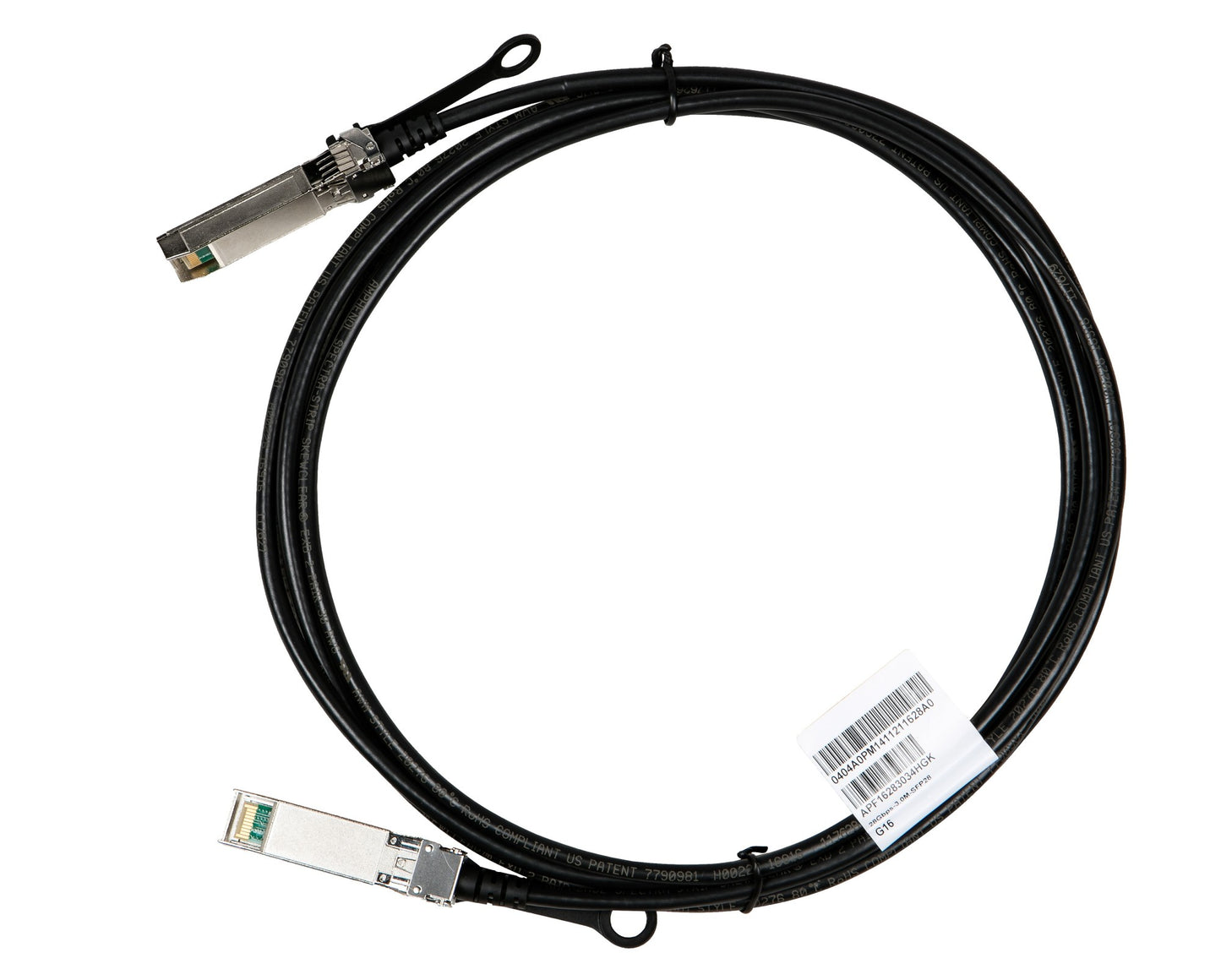 Aruba JL295A | X240 25G SFP28 to SFP28 3m Direct Attach Copper Cable