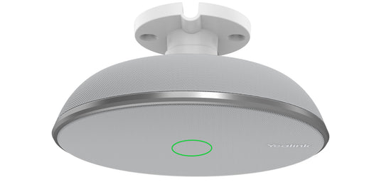 Yealink VCM38 | Ceiling Microphone Array, 8‑Mic 360° Pickup, Optima HD Voice