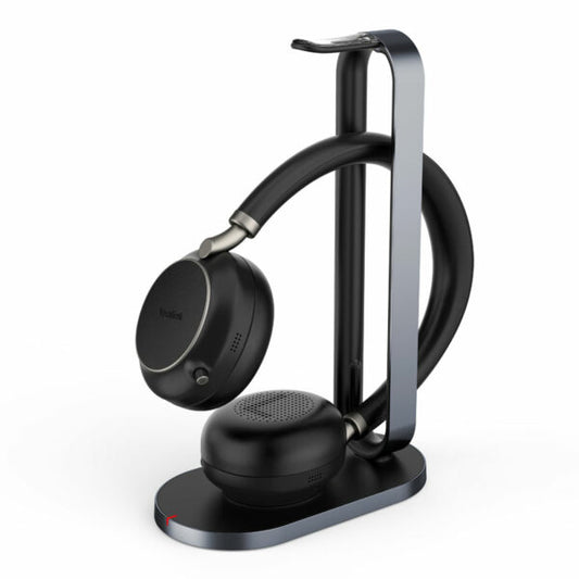 Yealink BH76-CH-BL-UC | Bluetooth Wireless Headset, Noise-Cancelling, Charging Stand