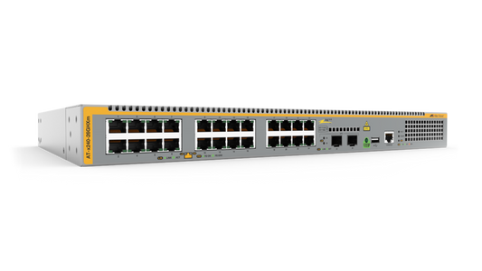 Allied Telesis AT-x240-26GHXm-40 | x240 24-Port Multi-Gig PoE++ Layer 3 Switch, 370W, 2x SFP+, AU Cord