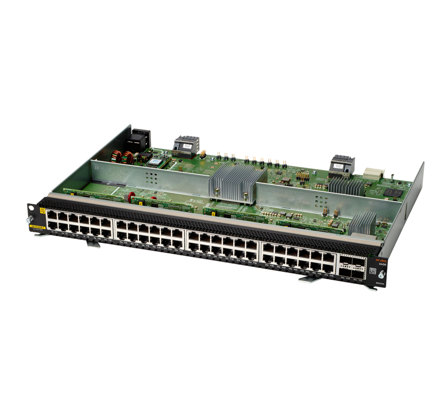 Aruba R0X39B | CX6400 Network Switch Module, 48 x 1GbE Ports, 4x10G SFP+ Uplinks