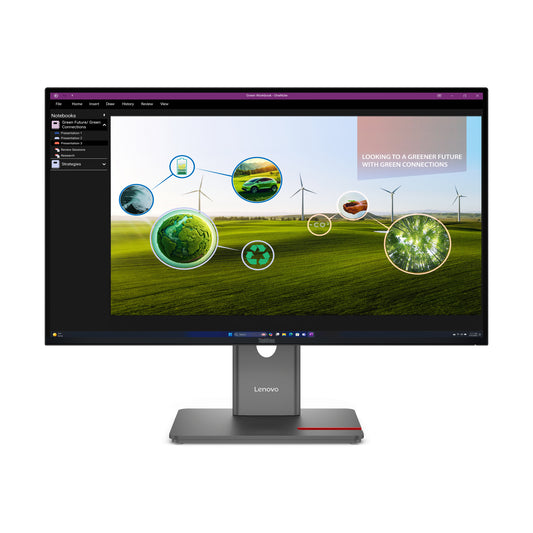 LENOVO 64A7GAR6AU | P27Q-40 Monitor, 27-inch QHD, 99% sRGB