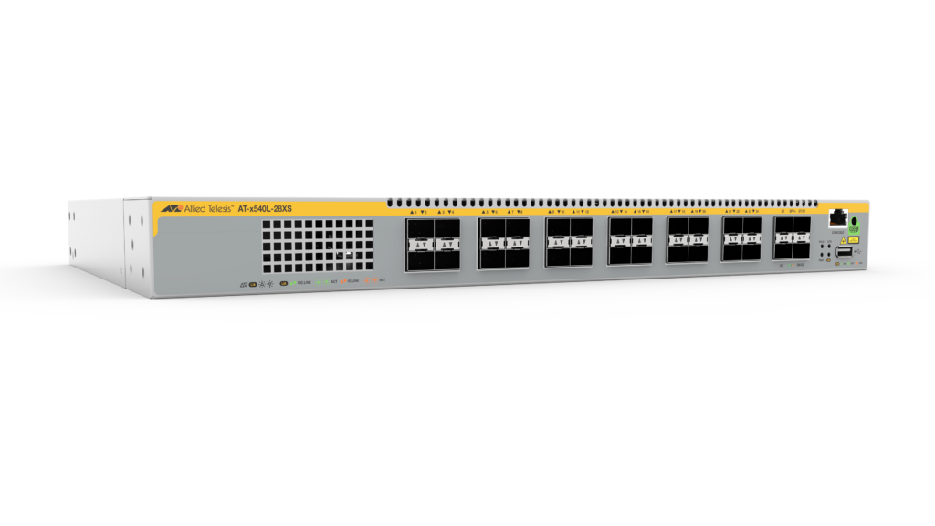 Allied Telesis AT-X540L-28XS-40 | x540L 28-Port 1/10G SFP+ Layer 3 Stackable Switch, Single PSU