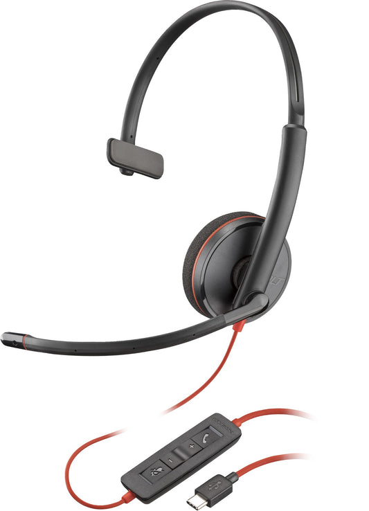 Poly 77R26A6 | Blackwire C3210 USB-C Headset, Wired, Call Centre