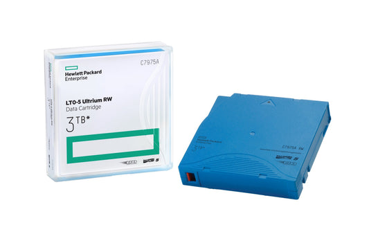 HPE C7975A | LTO-5 Data Tape, 1.5/3.0TB Capacity, 1.27cm Width
