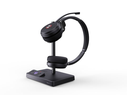 Yealink WH62-DUAL-TEAMS | WH62 Dual Teams Wireless Headset, DECT, Dual Microphone, USB-A, Teams Certified