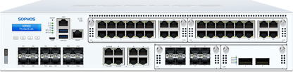 Sophos XGS 6500 security appliance rear with Ethernet ports and USB