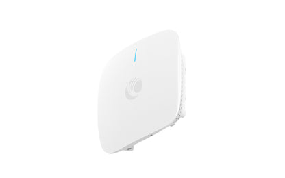 Cambium Networks XV2-21X WiFi 6 AP with white design and blue light