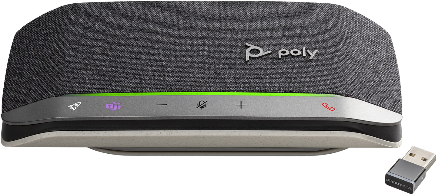 Poly 216867-01 | Sync 20+ USB-A Speakerphone, Teams Certified, BT600 Dongle