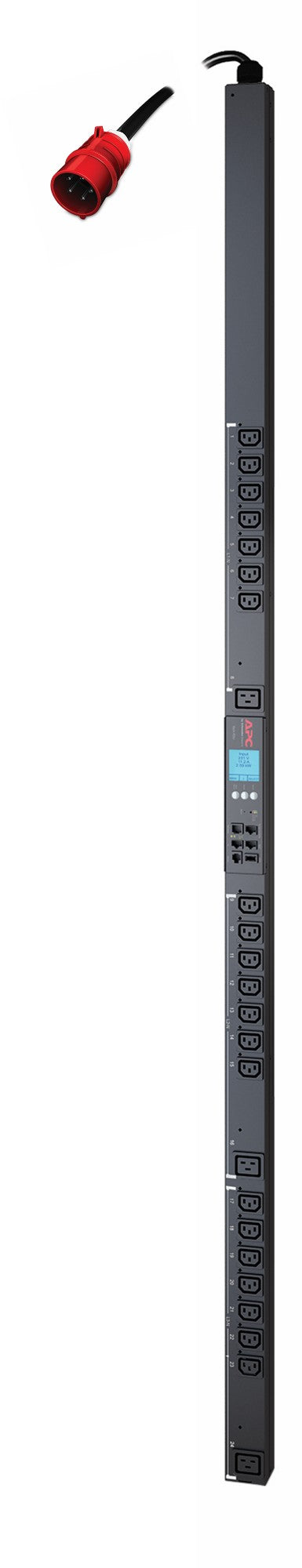 APC AP8681 | NetShelter 11.0kW 230V Metered-by-Outlet Switching Rack PDU, 0U, 21 C13 & 3 C19 Outlets, 2G