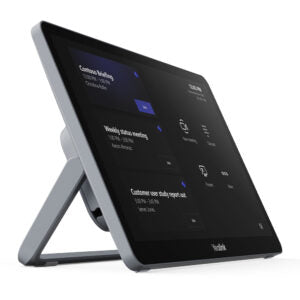 Yealink MTOUCHPLUS-WHITE 11.6’’ touch control panel with silver Surface Hub frame