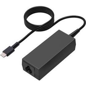 Yealink PSU-PD65W-USBC 65W USB-C black charger with coiled cable