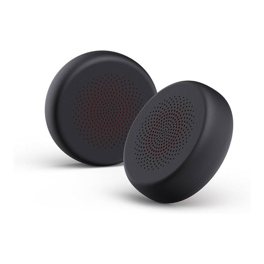 Yealink leather ear cushions for BH74 WH68 UH48 black pair perforated texture