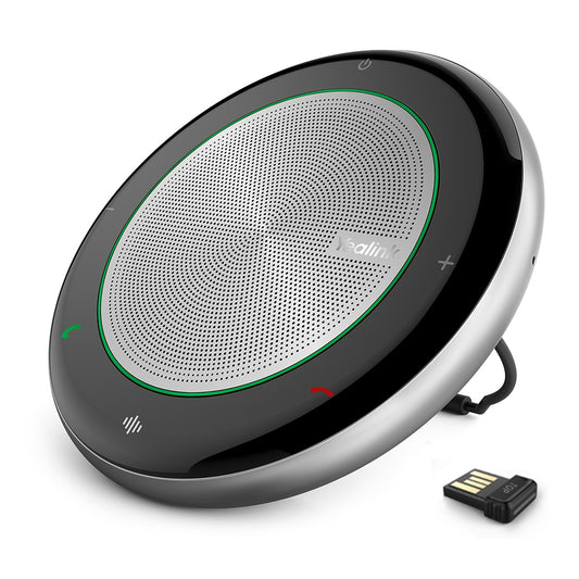 Yealink CP700 UC speakerphone with dongle, black silver design