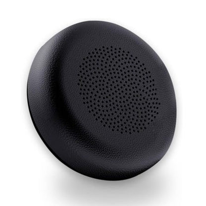 Yealink 3311059 black leather ear cushion with perforated textured center for WH62/WH66