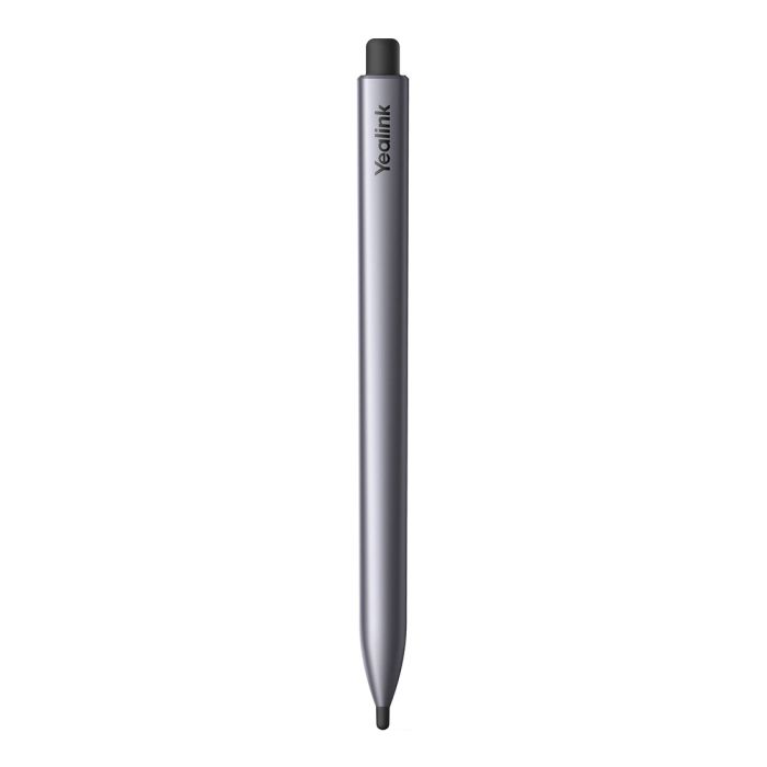 Silver Yealink stylus pen with black tip and cap, MB-Stylus-4A pack of 4