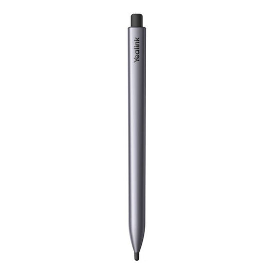 Silver Yealink stylus pen with black tip and cap, MB-Stylus-4A pack of 4