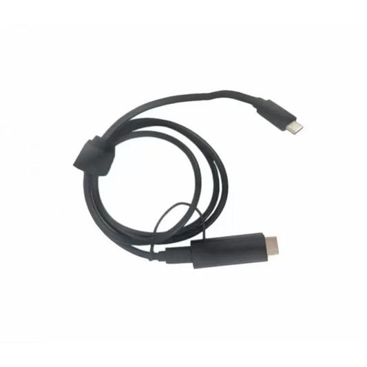Yealink CB-MTOUCH-USBC 1.2m black USB-C to HDMI coiled cable with sleeve