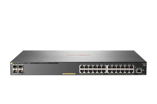 Aruba JL255A#ABG | 2930F 24G PoE+ 4SFP+ L3 Managed Switch, 1U, Gigabit Ethernet