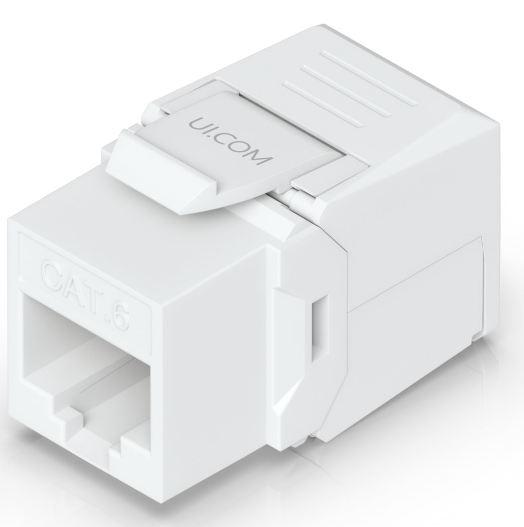 Ubiquiti UACC-KEYSTONE-JACK-C6 | Cat6 Keystone Jack, 12-Pack, Toolless