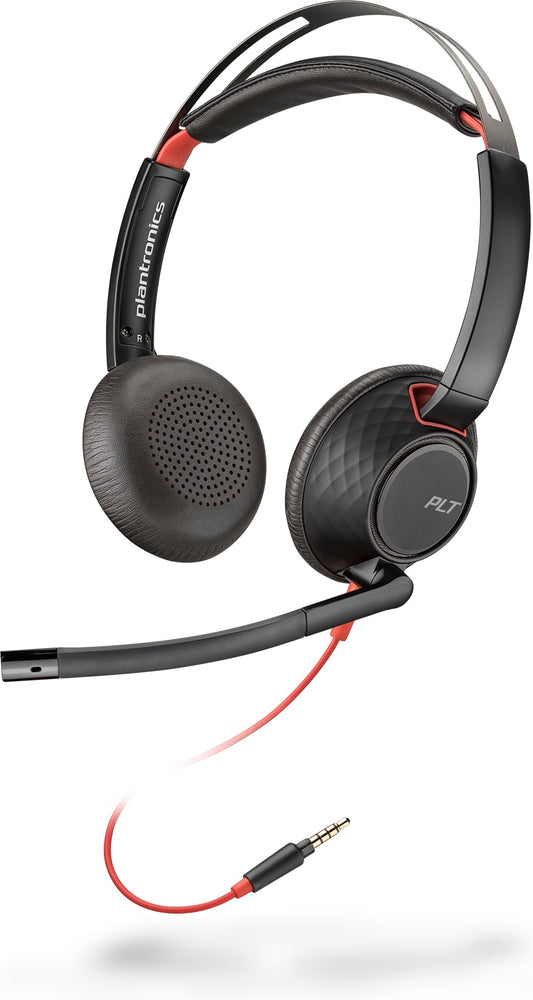 Poly 85Q68AA | Blackwire 5220 Headset, 3.5mm Jack, Wired