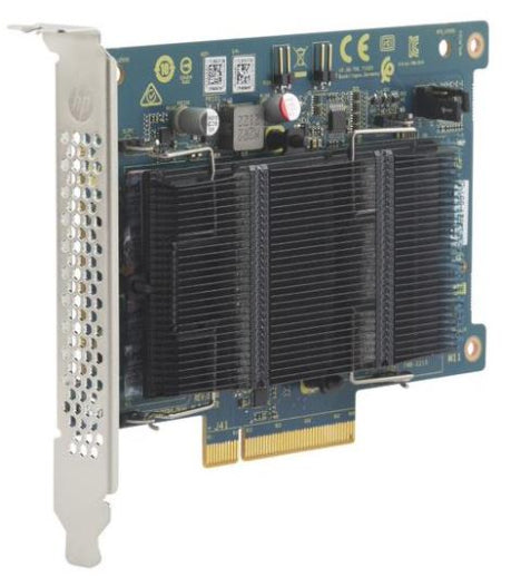Hp 38t75aa z turbo drive 2tb nvme pcie gen4 x4 ssd module with blue pcb black heat sinks and silver metal bracket