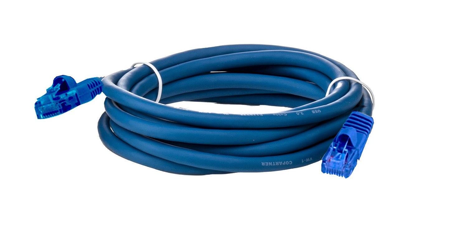 HPE AF595A | Cat6 STP Cable, 3m, Blue, High-Speed Data Transfer