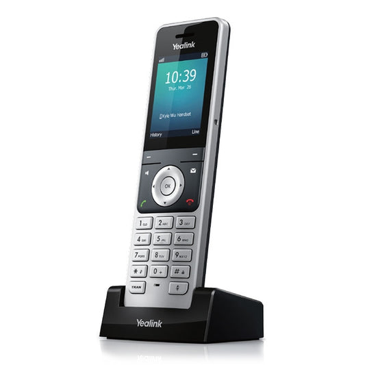 Yealink SIP-W56H silver black DECT cordless phone with 2.4in touchscreen