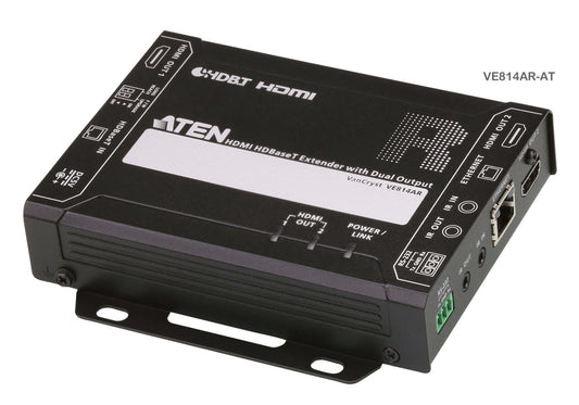 ATEN VE814AR-ATA-U | VE814AR HDMI HDBaseT Receiver, Dual 4K, 4K@70m/100m, RS-232/IR