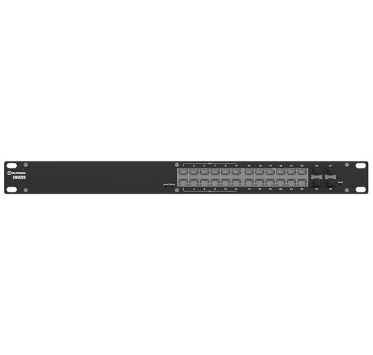 Teltonika SWM280 | SWM Series Switch, SWM Series Managed PoE+ Switch, 24 x 1GbE, 12 x PoE+ (30W)