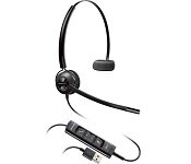 Poly 203474-01 EncorePro 545, Convertible, Monaural, Noise-Canceling