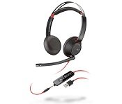 Poly 207576-01 Blackwire 5220 Series, Monaural, USB-A Headset