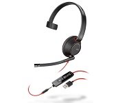 Poly 207577-01 Blackwire 5210 Series, Monaural, USB-A Headset