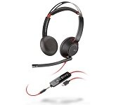 Poly 207586-01 Blackwire 5220 Series, Monaural, USB-C Headset