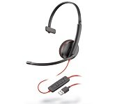 Poly 209744-101 Blackwire 3210 Series, USB-A Corded UC Headset