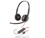 Poly 209745-101 Blackwire 3220 Series, USB-A Corded UC Headset