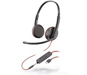 Poly 209751-101 Blackwire 3225 Series, USB-C Corded UC Headset