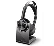 Poly 214260-01 Voyager Focus 2 Office Ms Certified Usb-A Bluetooth Stereo Headset With Bt700 Adapter And Stand