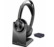 Poly 214433-02 Voyager Focus 2 Uc Microsoft Usb-C Stereo Headset W/Stand