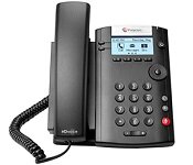 Poly 2200-40450-025 VVX 201 2-line Desktop Phone with HDVoice. POE