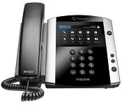 Poly 2200-44600-025 VVX 600 16-line Business Media Phone with built-in Bluetooth and HD Voice.
