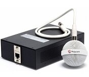 Poly 2215-85360-001 Ip Ceiling Microphone Array White Electronics Interface Wall Plate Compatible