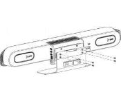 Poly 2215-86538-100 Studio X70 Optional Tablestand Pem Nut For 1/4X20 & 2 Mounting Holes