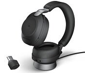 Jabra 28599-989-889 Evolve2 85 - UC Stereo - Black - Link 380 USB-C and Charging Stand USB-C