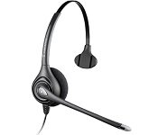 Poly 64338-31 SupraPlus Wideband Contact Center Headset, Monaural, Noise-Canceling