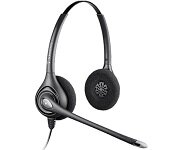 Poly 64339-31 SupraPlus Wideband Contact Center Headset, Binaural, Noise-Canceling