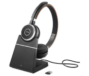 Jabra 6599-833-399 Wireless Evolve 65 Se Ms Stereo Bluetooth Headset W/Charge Stand + Link380A Bt,Usb-A
