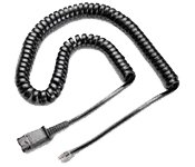 Poly 70765-01 SPARE,CABLE ASSY,COIL CORD 10FT,2.5mm TO QD