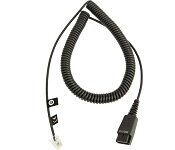 Jabra 8800-01-01 Cord Qd To Modular Rj Extension Coiled Cord Standard